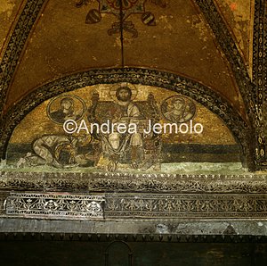 Hagia Sofia - Ayasofya Cristo - Mosaico - lunetta nel nartece | Andrea Jemolo