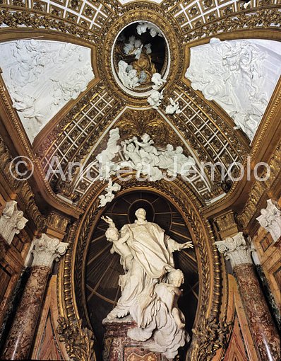 Chiesa di San Girolamo della Carità Cappella Antamoro - Statua San Filippo Neri | Andrea Jemolo