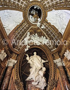 San Girolamo della Carità Antamoro chapel - Statue of The Ecstasy of St. Filippo Neri | Andrea Jemolo