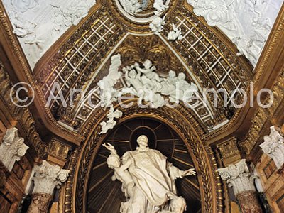 San Girolamo della Carità Antamoro chapel - Statue of The Ecstasy of St. Filippo Neri | Andrea Jemolo