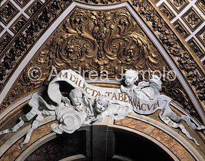 San Girolamo della Carità Antamoro chapel - Putti on the controfacciata | Andrea Jemolo