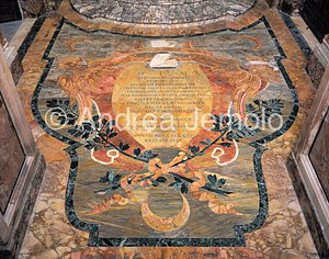 San Girolamo della Carità Antamoro chapel - Floor | Andrea Jemolo