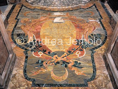 San Girolamo della Carità Antamoro chapel - Floor | Andrea Jemolo