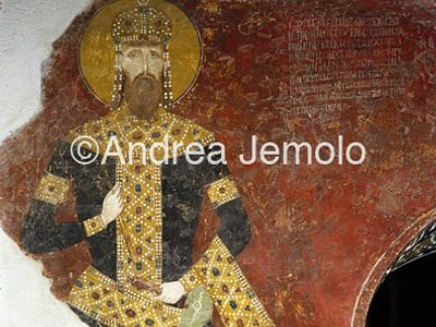 Sveta Bogorodice Ljeviske Ritratto del re Milutin | Andrea Jemolo