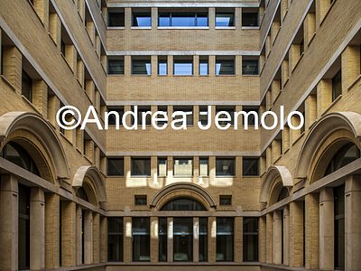 Palace of the Christian Democratic Party Interior atrium | Andrea Jemolo