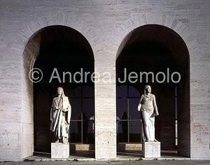 EUR - Palazzo della Civiltà del Lavoro - Palazzo della Civiltà Italiana Right and Architecture | Andrea Jemolo