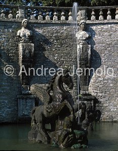 Villa Lante Fontana di Pegaso dall'alto | Andrea Jemolo