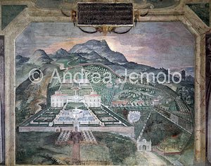 Villa Lante Casina Gambara - Affresco Villa Lante nel 1578 | Andrea Jemolo