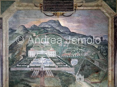 Villa Lante Casina Gambara - Affresco Villa Lante nel 1578 | Andrea Jemolo