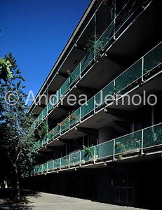 Unità d'abitazione orizzontale INA casa - Tuscolano III Blocco centrale | Andrea Jemolo