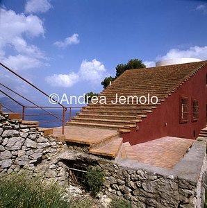 Casa Malaparte Scala di accesso al terrazzo | Andrea Jemolo
