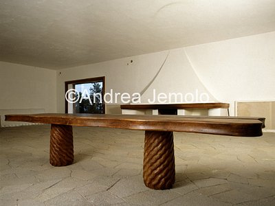 Casa Malaparte Table in the living room | Andrea Jemolo