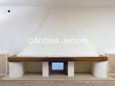 Casa Malaparte Fireplace in the living room | Andrea Jemolo