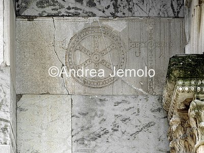 Church of St. John the Baptist Pluteo with Chrismon and two Crosses | Andrea Jemolo