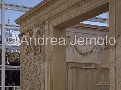 Ara Pacis Museum Ara toward mausoleum of August | Andrea Jemolo