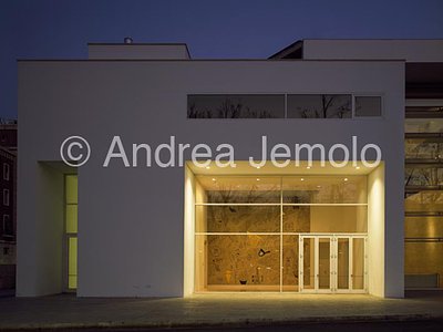 Ara Pacis Museum Hall with mosaic of Mimmo Paladino | Andrea Jemolo