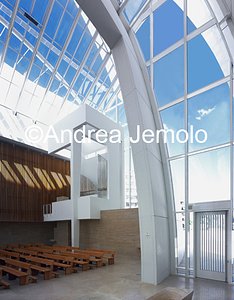 Church Dives in Misericordia / Dio Padre Misericordioso - Jubilee Church Toward entrance | Andrea Jemolo