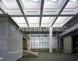 Ara Pacis Museum Hall during the construction - Construction site | Andrea Jemolo