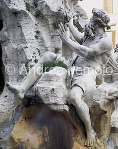Fountain of the Four Rivers Danube | Andrea Jemolo