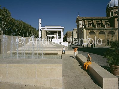 Ara Pacis Museum General view with fountain | Andrea Jemolo