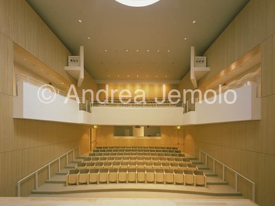 Ara Pacis Museum Lectures hall - axial from the stage | Andrea Jemolo