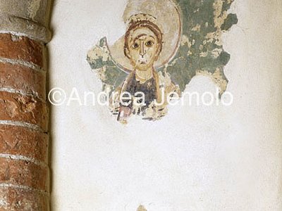St. Satiro Saint in the Sacellum - Affresco | Andrea Jemolo