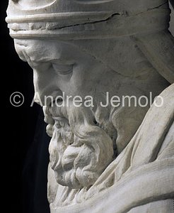 San Pietro in Vincoli Mausoleum of Giulio II - Giulio II - visage | Andrea Jemolo