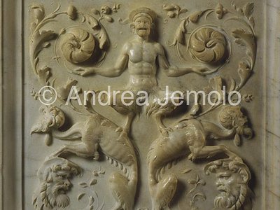 San Pietro in Vincoli Mausoleum of Giulio II- Relief at the right of Lia | Andrea Jemolo