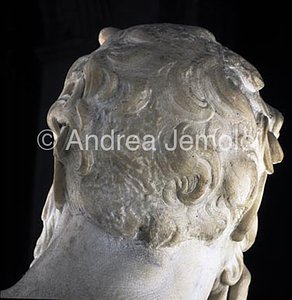 Chiesa di San Pietro in Vincoli Mausoleo di Giulio II - Mosè – testa da dietro | Andrea Jemolo