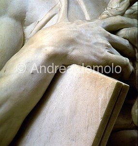 Chiesa di San Pietro in Vincoli Mausoleo di Giulio II - Mosè – mano e tavole | Andrea Jemolo