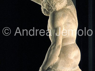 Galleria dell'Accademia Prigione with the beard - left side | Andrea Jemolo