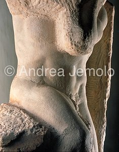 Galleria dell'Accademia Prigione detto Atlante - torso | Andrea Jemolo