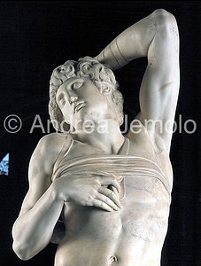 Louvre Museum Dying Prigione - central detail | Andrea Jemolo