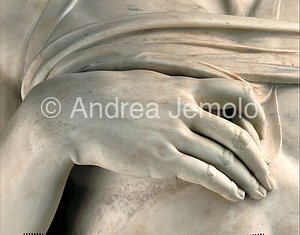 Louvre Museum Dying Prigione - hand | Andrea Jemolo