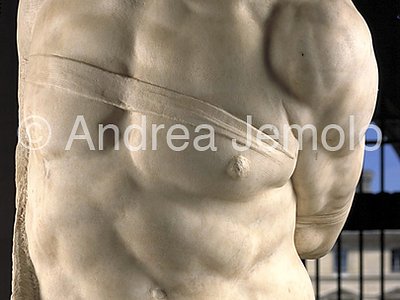 Louvre Museum Rebellious Prigione - torso | Andrea Jemolo