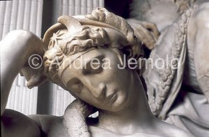 San Lorenzo - Medici Chapels - The Sagrestia nuova Tomb of Lorenzo de 'Medici - Twilight - Face | Andrea Jemolo