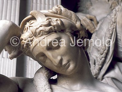 San Lorenzo - Medici Chapels - The Sagrestia nuova Tomb of Lorenzo de 'Medici - Twilight - Face | Andrea Jemolo