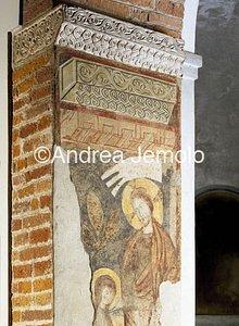 San Nazaro Maggiore Capitello pittorico e affresco | Andrea Jemolo
