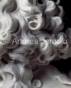 Estense gallery Francis I d' Este, Detail of hair | Andrea Jemolo