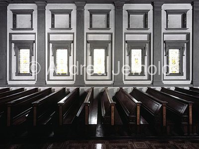Biblioteca Medicea Laurenziana Sala lettura - prospetto laterale | Andrea Jemolo