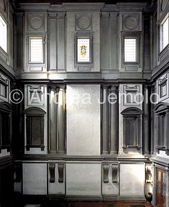 Biblioteca Medicea Laurenziana Vestibolo - lato sud | Andrea Jemolo