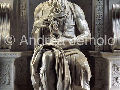 San Pietro in Vincoli Mausoleum of Giulio II - Moses - frontal | Andrea Jemolo