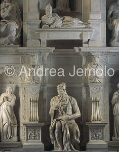 Chiesa di San Pietro in Vincoli Mausoleo di Giulio II - Mosè e Giulio II | Andrea Jemolo