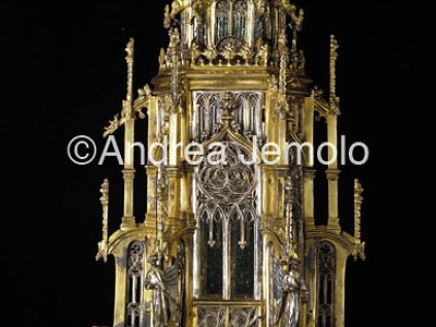 Civic collections of Applied Art Monstrance of Voghera - Tempietto | Andrea Jemolo