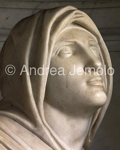 Chiesa di San Pietro in Vincoli Mausoleo di Giulio II - Rachele - volto | Andrea Jemolo