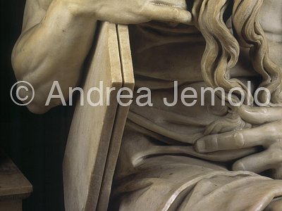 San Pietro in Vincoli Mausoleum of Giulio II - Moses - the tables | Andrea Jemolo