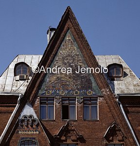 House liberty style on the Kropotkinskaja Detail | Andrea Jemolo