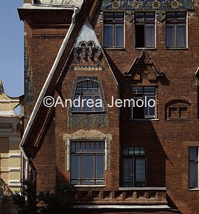House liberty style on the Kropotkinskaja Detail | Andrea Jemolo