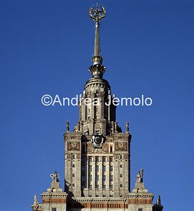 Stalinist skyscraper Lomonossov university - Detail | Andrea Jemolo