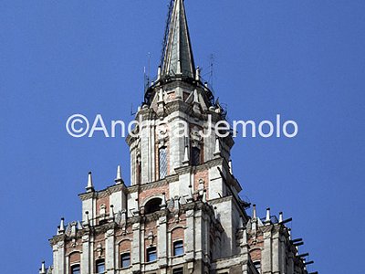 Grattacielo staliniano Hotel Leningradskaja - particolari | Andrea Jemolo